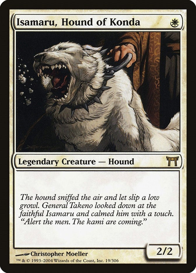 Image for Isamaru, Hound of Konda (19) (CHK) - Magic: The Gathering