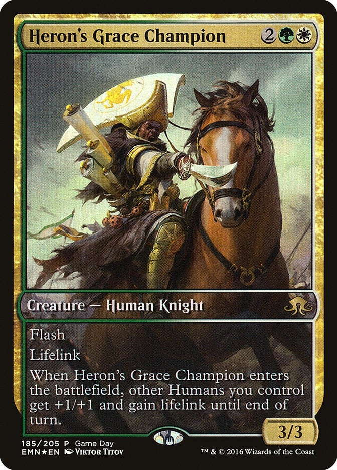 Image for Heron's Grace Champion (185) (GAME) - Magic: The Gathering
