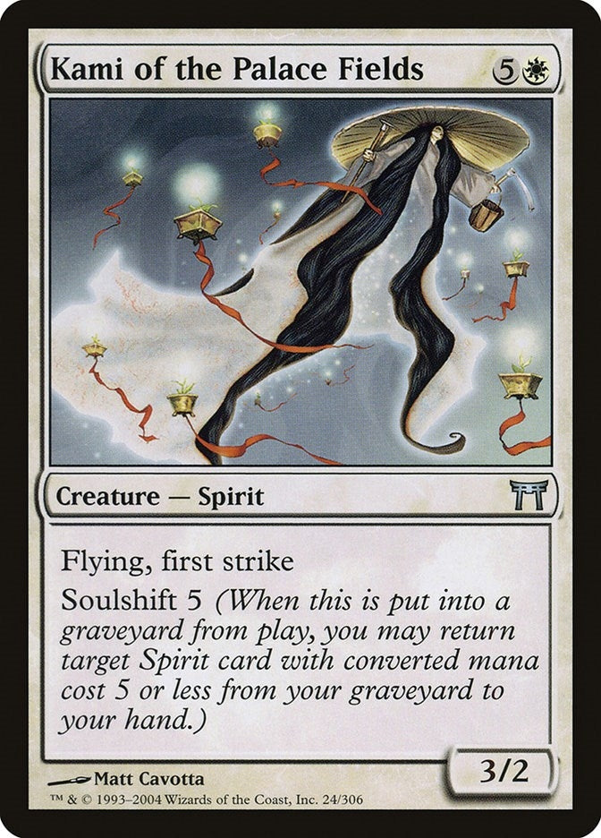 Image for Kami of the Palace Fields (24) (CHK) - Magic: The Gathering