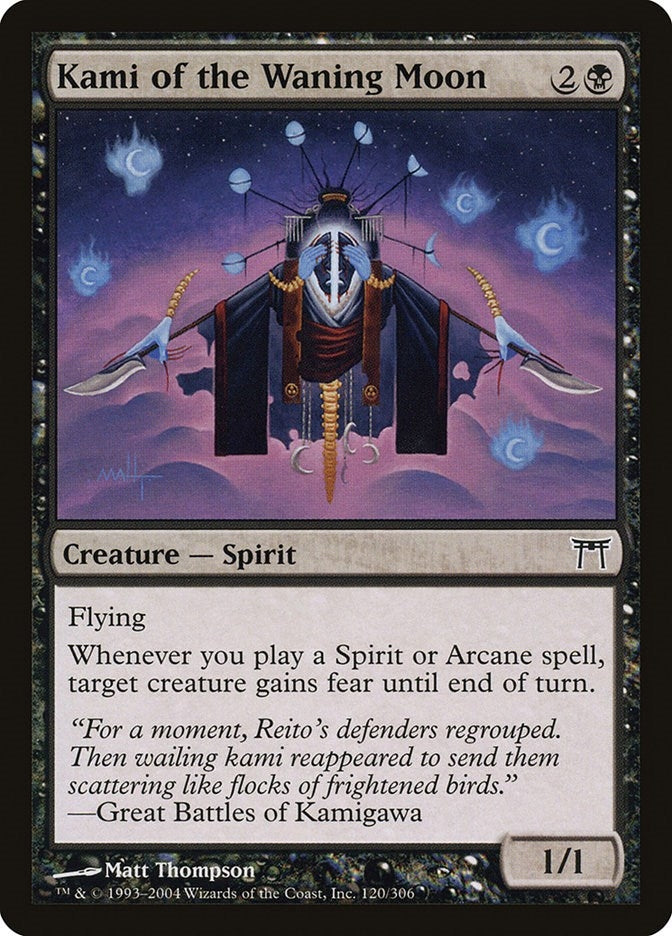 Image for Kami of the Waning Moon (120) (CHK) - Magic: The Gathering