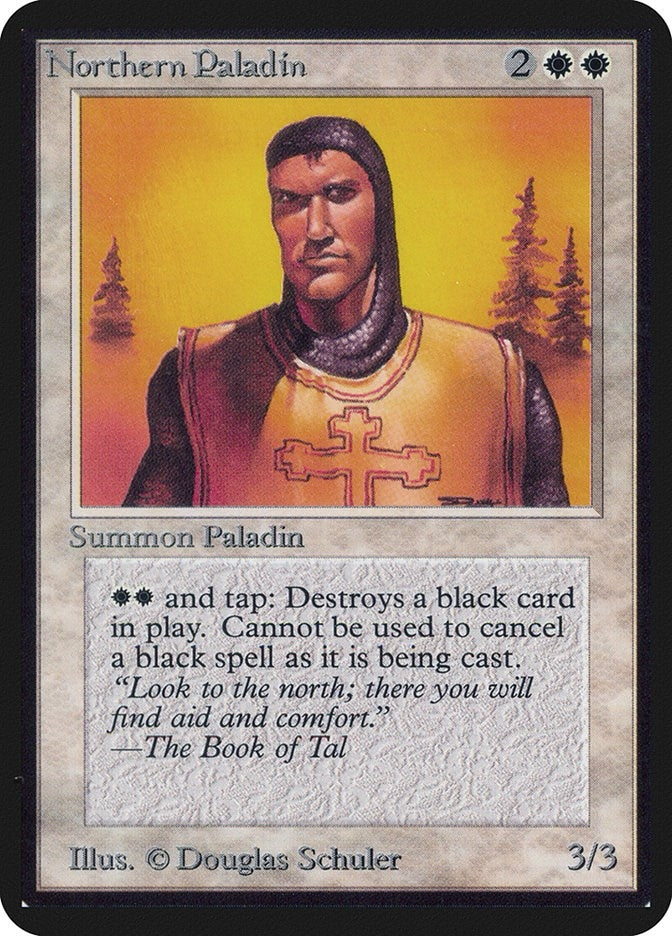 Image for Northern Paladin (LEA) - Magic: The Gathering