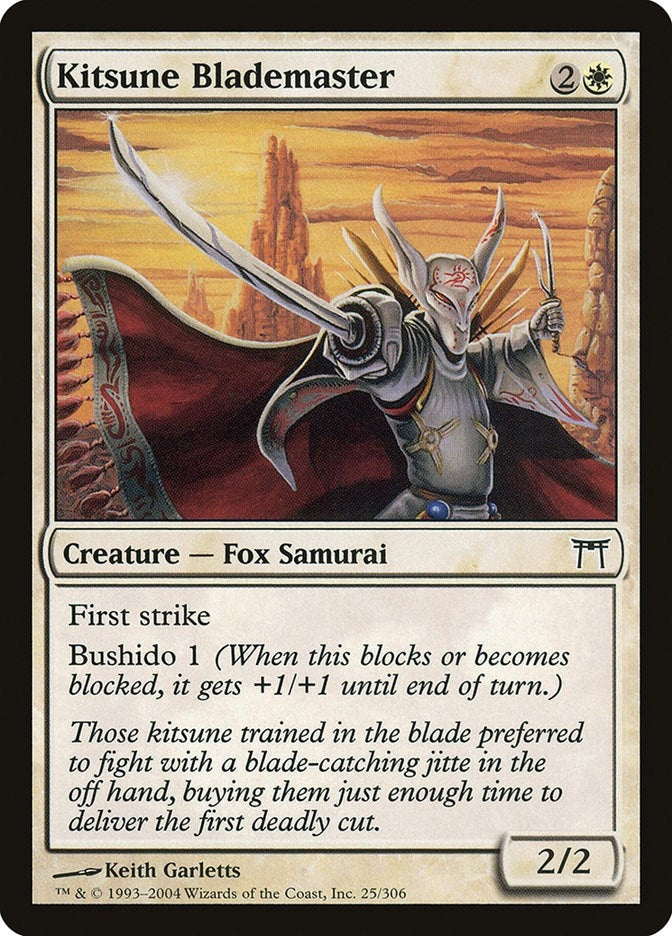 Image for Kitsune Blademaster (25) (CHK) - Magic: The Gathering
