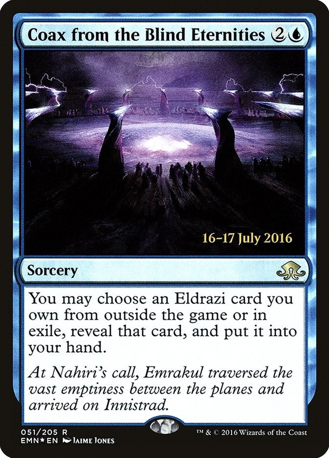 Image for Coax from the Blind Eternities (51) (PRE) - Magic: The Gathering