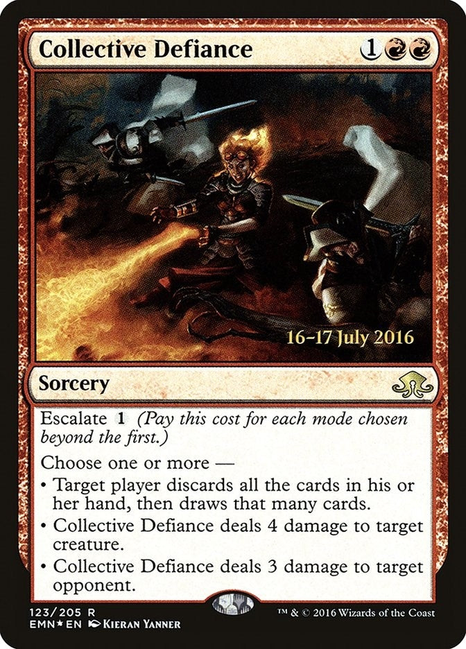 Image for Collective Defiance (123) (PRE) - Magic: The Gathering