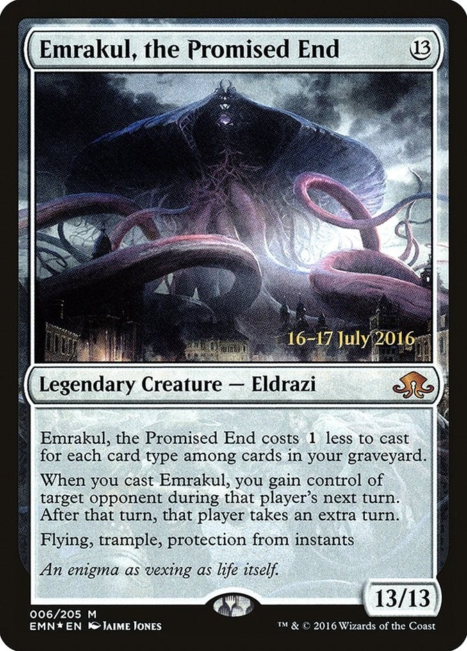 Image for Emrakul, the Promised End (6) (PRE) - Magic: The Gathering