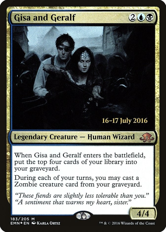 Image for Gisa and Geralf (183) (PRE) - Magic: The Gathering