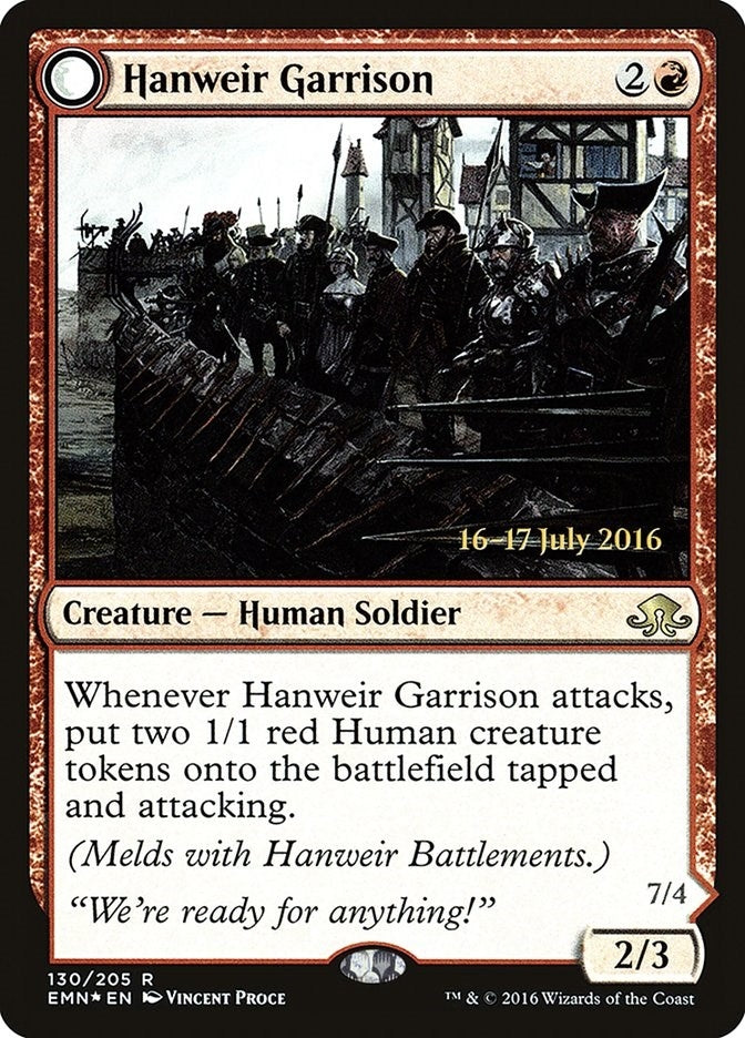Image for Hanweir Garrison (130) (PRE) - Magic: The Gathering