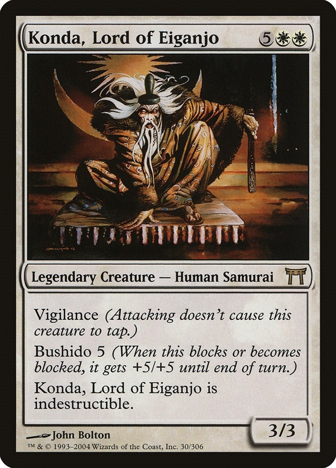 Image for Konda, Lord of Eiganjo (30) (CHK) - Magic: The Gathering