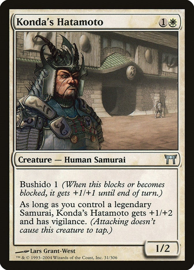 Image for Konda's Hatamoto (31) (CHK) - Magic: The Gathering
