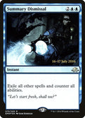 Image for Summary Dismissal (75) (PRE) - Magic: The Gathering