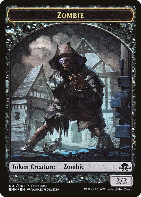 Image for Zombie Token (Double-Sided) (1 // 1) (PRE) - Magic: The Gathering