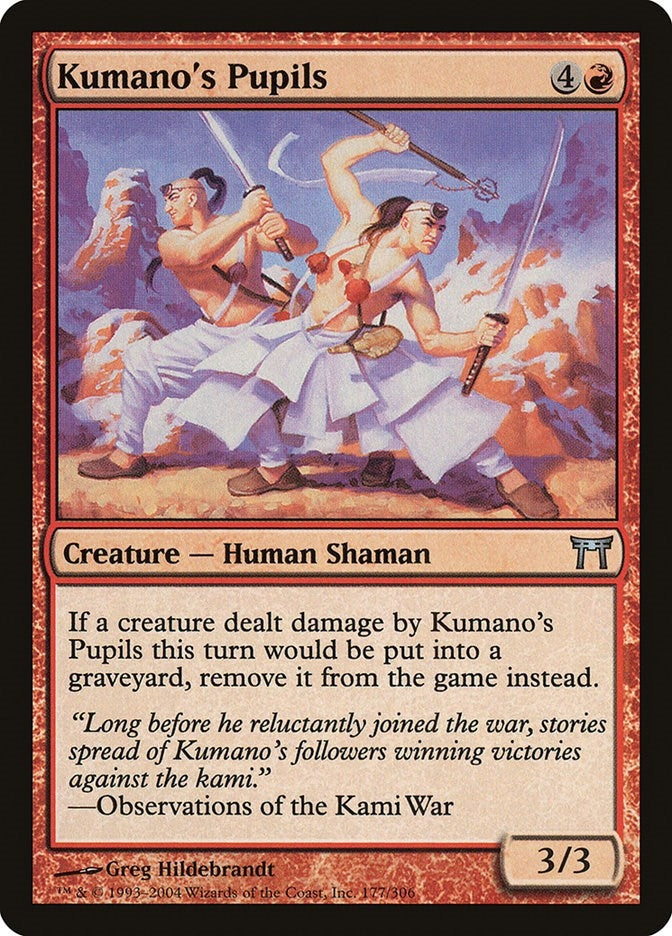 Image for Kumano's Pupils (177) (CHK) - Magic: The Gathering