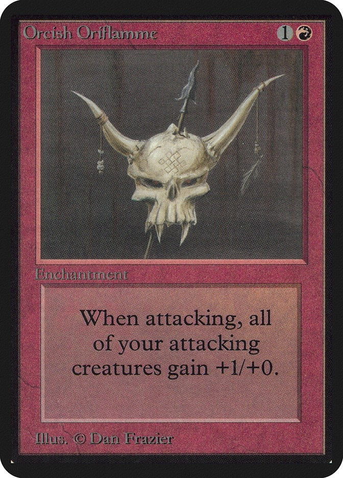 Image for Orcish Oriflamme (LEA) - Magic: The Gathering
