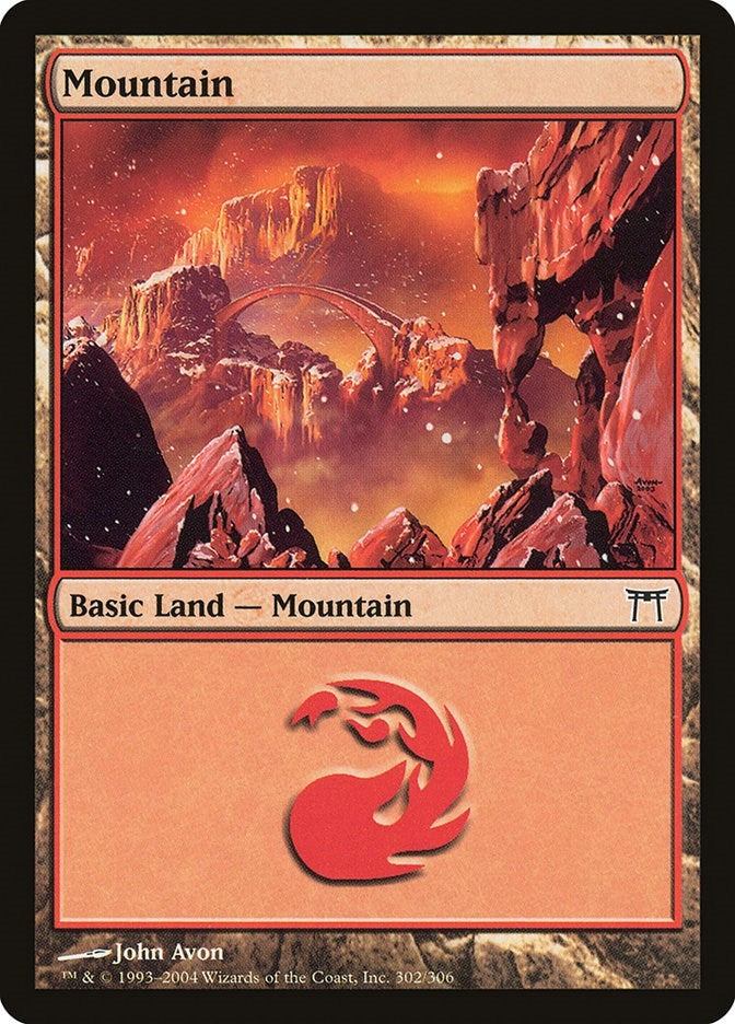Image for Mountain (302) (302) (CHK) - Magic: The Gathering