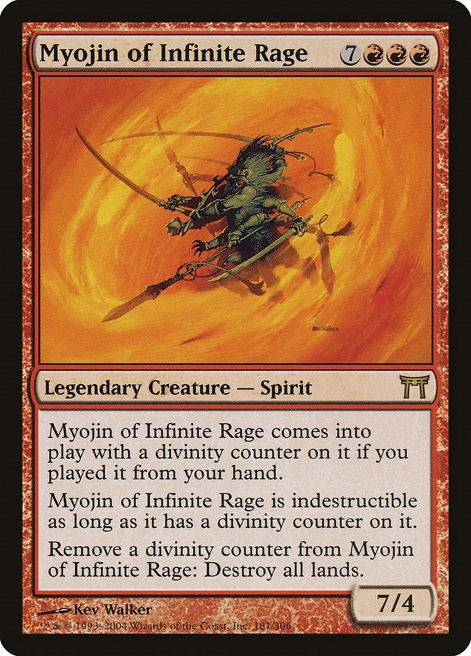 Image for Myojin of Infinite Rage (181) (CHK) - Magic: The Gathering