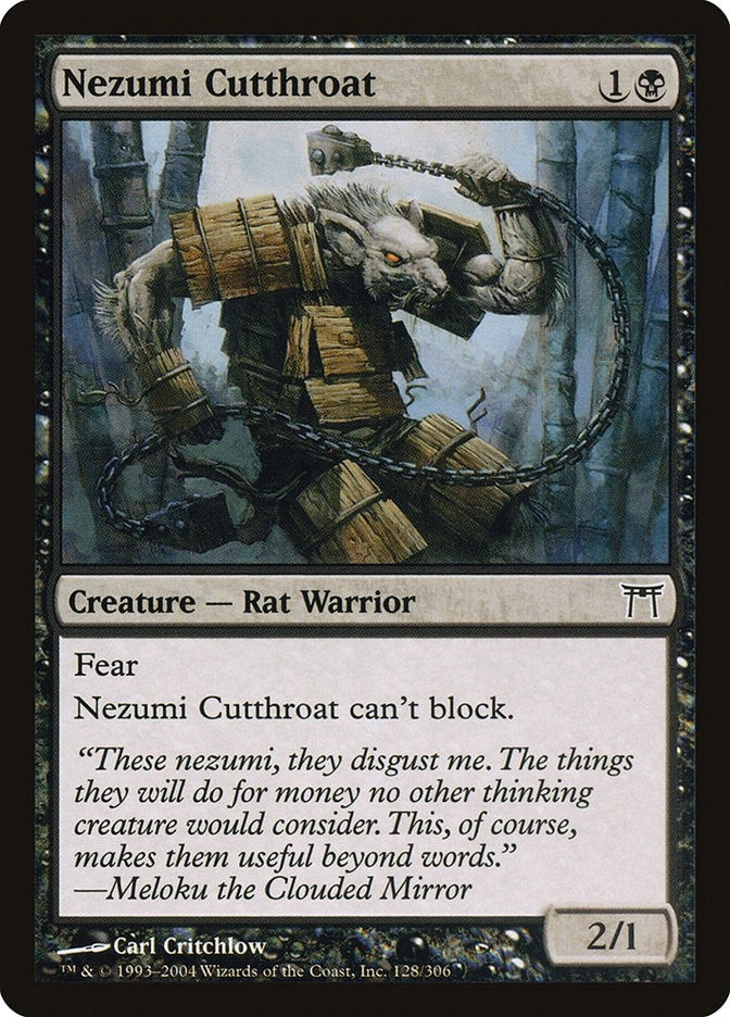 Image for Nezumi Cutthroat (128) (CHK) - Magic: The Gathering