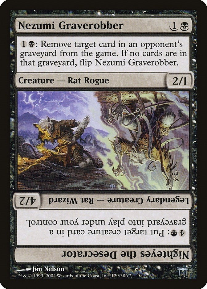 Image for Nezumi Graverobber // Nighteyes the Desecrator (129) (CHK) - Magic: The Gathering