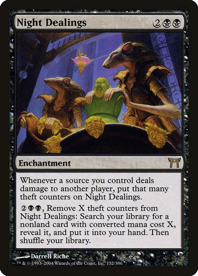 Image for Night Dealings (132) (CHK) - Magic: The Gathering