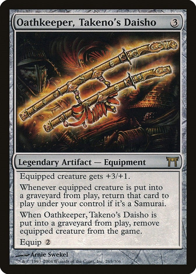 Image for Oathkeeper, Takeno's Daisho (265) (CHK) - Magic: The Gathering