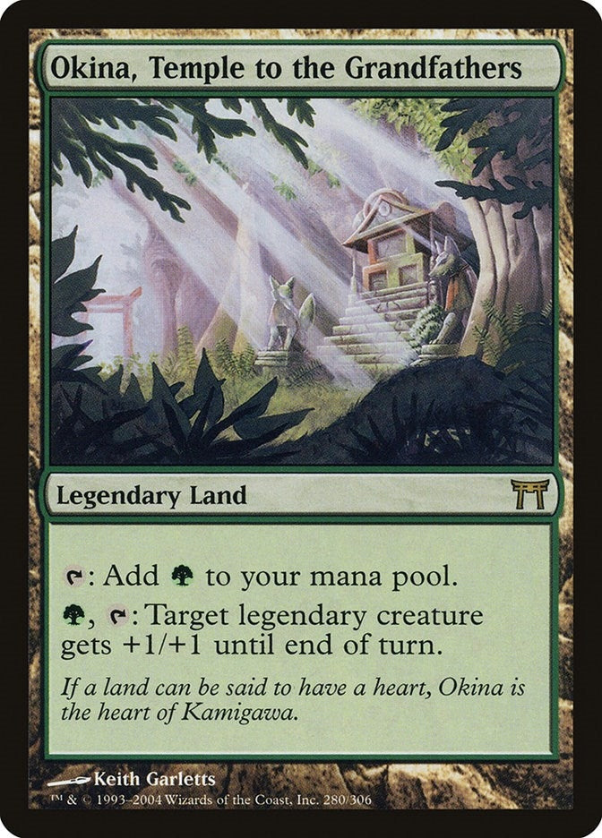 Image for Okina, Temple to the Grandfathers (280) (CHK) - Magic: The Gathering