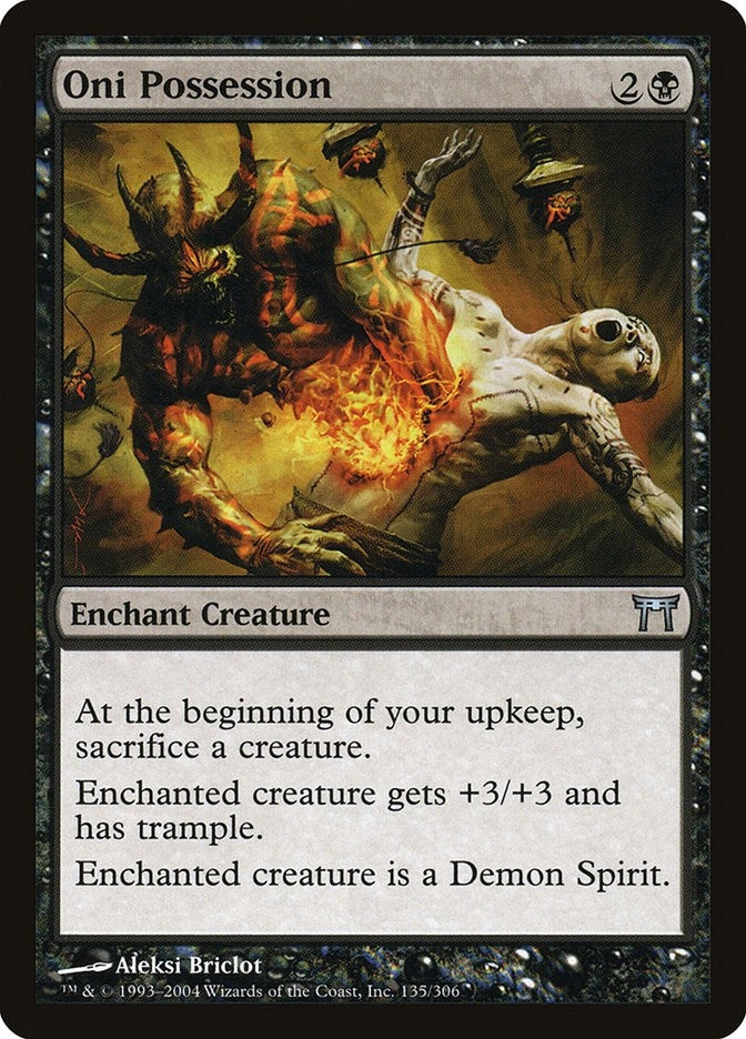 Image for Oni Possession (135) (CHK) - Magic: The Gathering