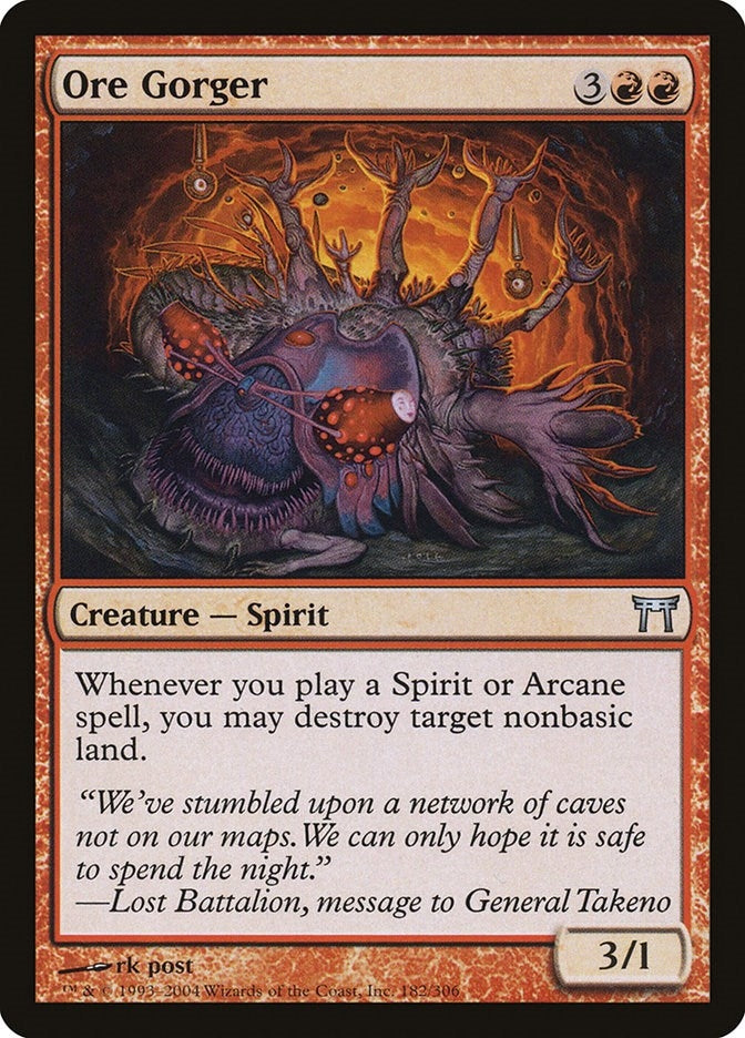 Image for Ore Gorger (182) (CHK) - Magic: The Gathering
