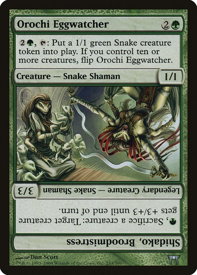 Image for Orochi Eggwatcher // Shidako, Broodmistress (233) (CHK) - Magic: The Gathering