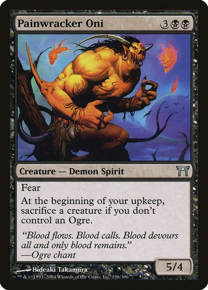 Image for Painwracker Oni (136) (CHK) - Magic: The Gathering