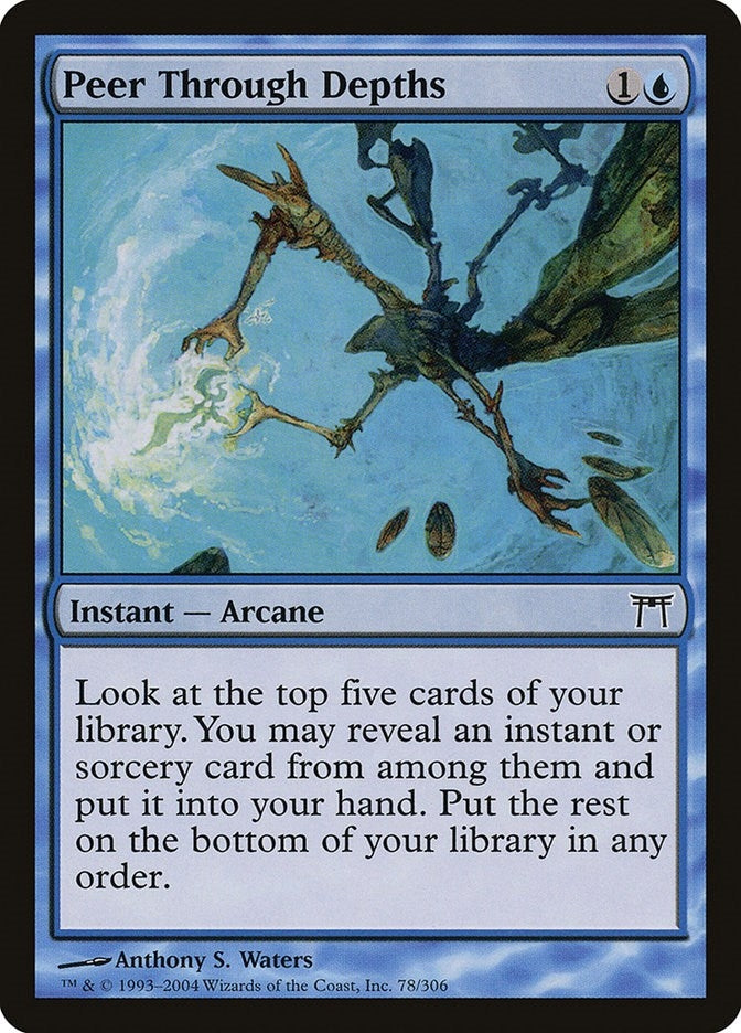 Image for Peer Through Depths (78) (CHK) - Magic: The Gathering