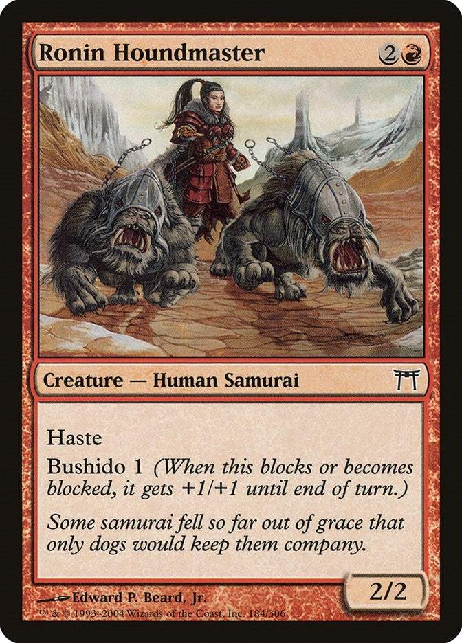 Image for Ronin Houndmaster (184) (CHK) - Magic: The Gathering