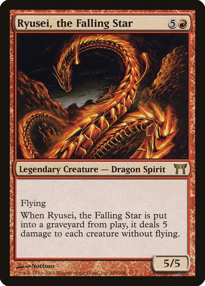 Image for Ryusei, the Falling Star (185) (CHK) - Magic: The Gathering