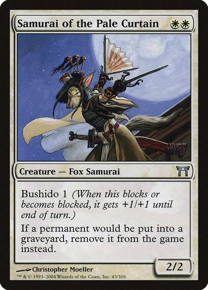Image for Samurai of the Pale Curtain (43) (CHK) - Magic: The Gathering