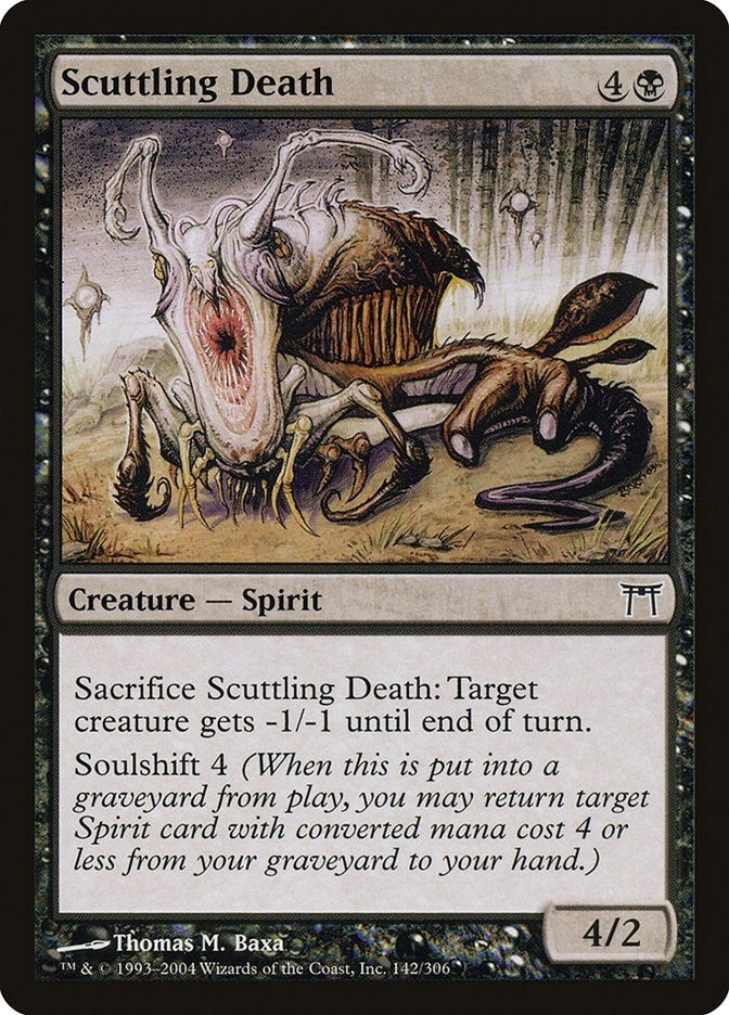 Image for Scuttling Death (142) (CHK) - Magic: The Gathering