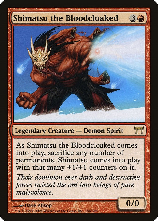 Image for Shimatsu the Bloodcloaked (186) (CHK) - Magic: The Gathering
