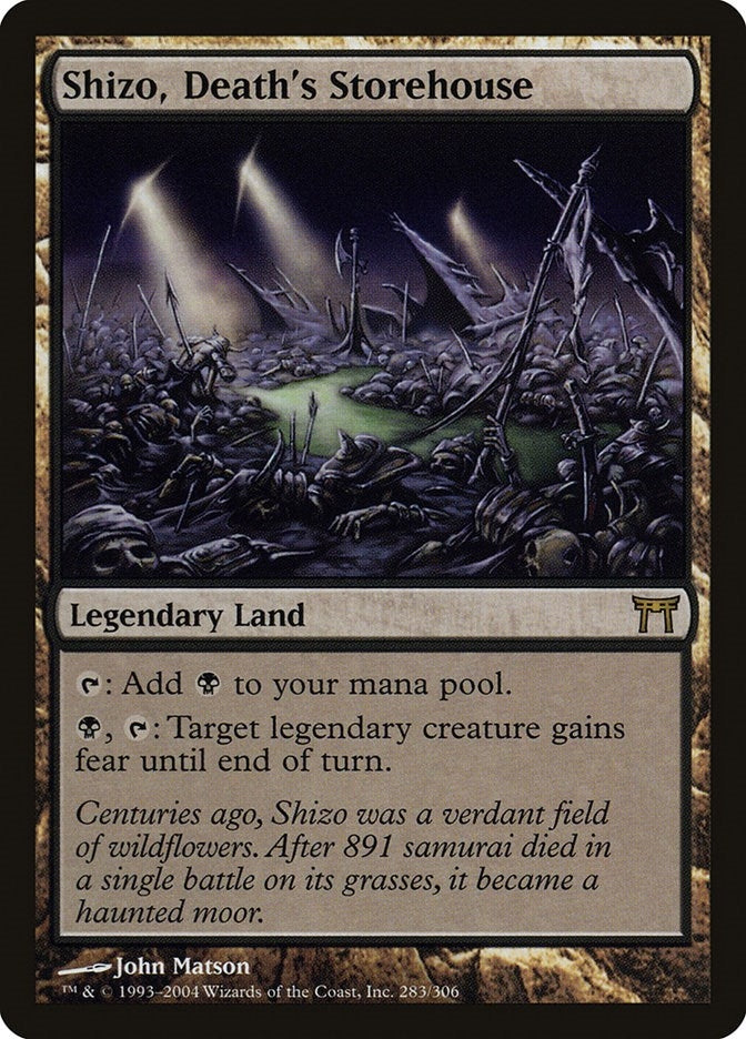 Image for Shizo, Death's Storehouse (283) (CHK) - Magic: The Gathering