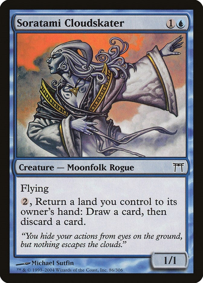 Image for Soratami Cloudskater (86) (CHK) - Magic: The Gathering