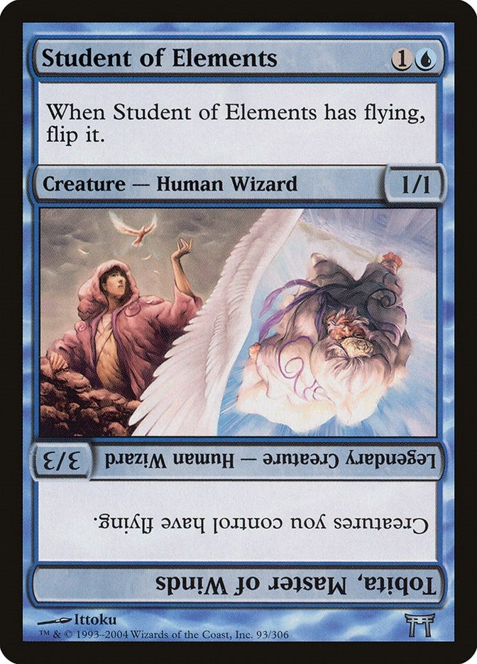 Image for Student of Elements // Tobita, Master of Winds (93) (CHK) - Magic: The Gathering