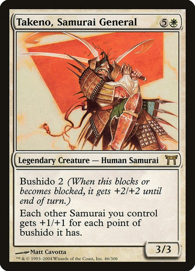 Image for Takeno, Samurai General (46) (CHK) - Magic: The Gathering