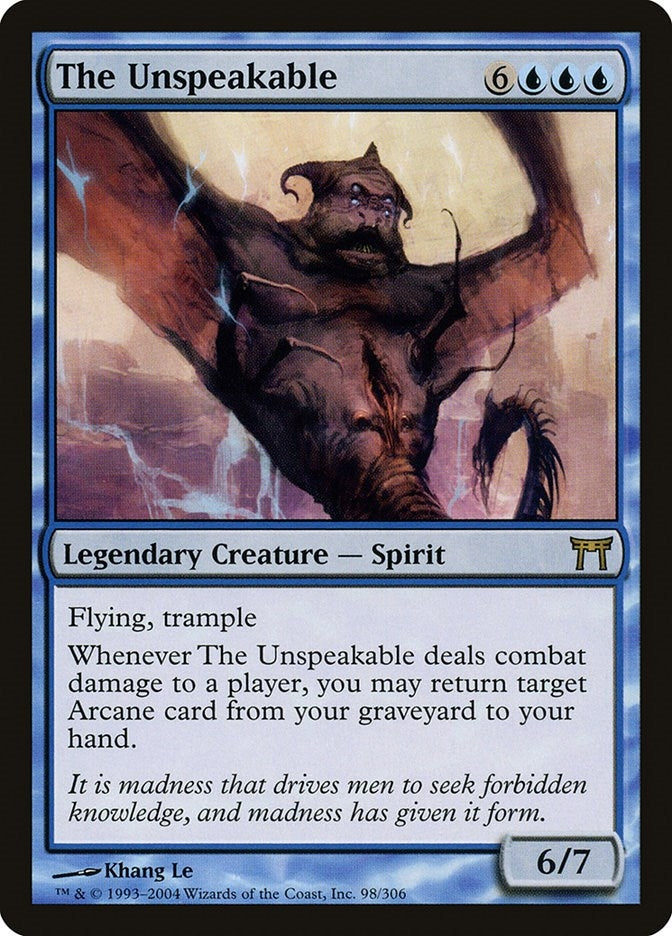 Image for The Unspeakable (98) (CHK) - Magic: The Gathering