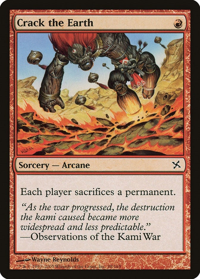 Image for Crack the Earth (98) (BOK) - Magic: The Gathering