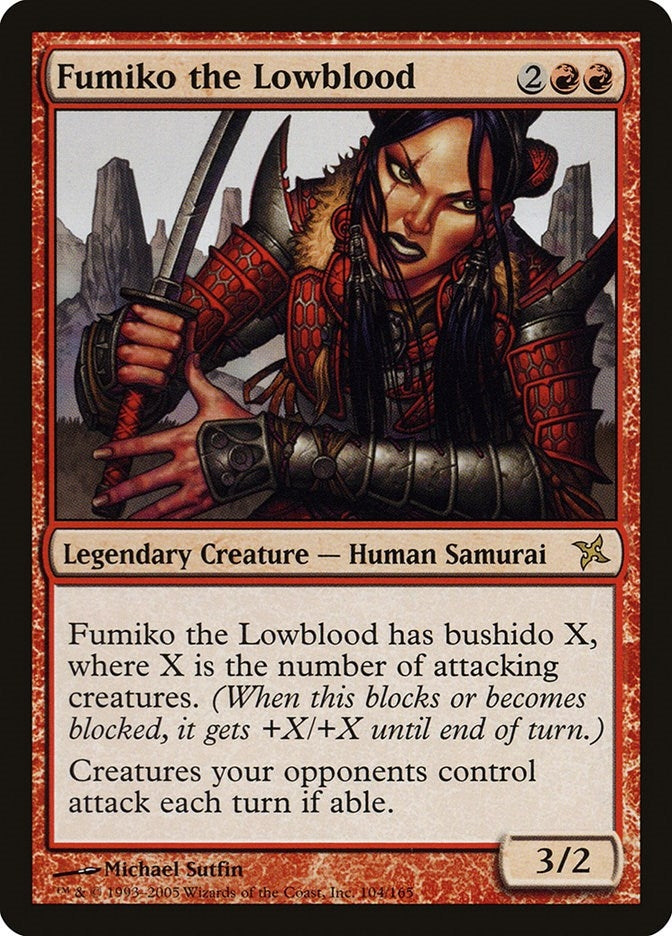 Image for Fumiko the Lowblood (104) (BOK) - Magic: The Gathering