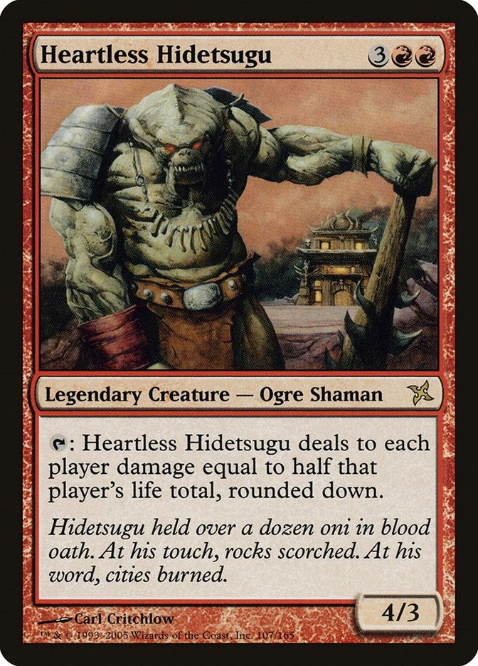 Image for Heartless Hidetsugu (107) (BOK) - Magic: The Gathering