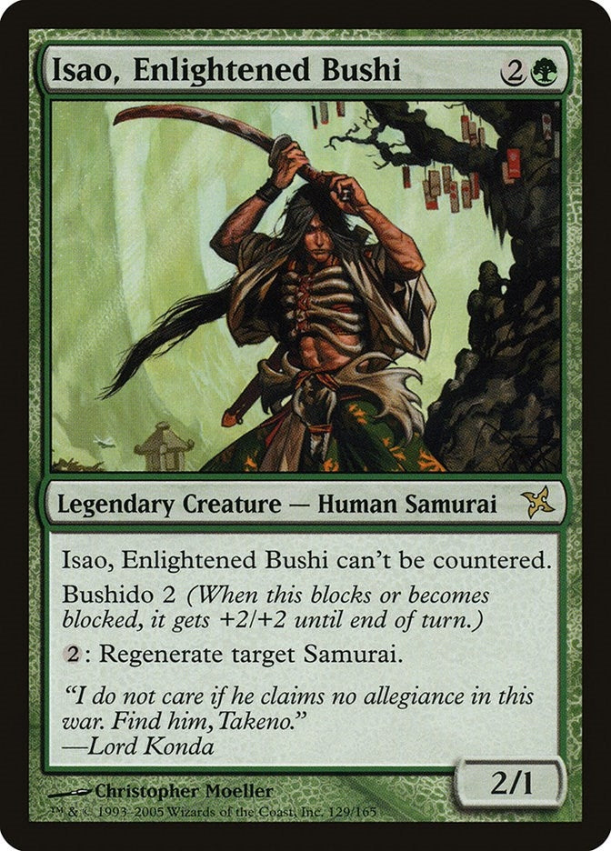 Image for Isao, Enlightened Bushi (129) (BOK) - Magic: The Gathering