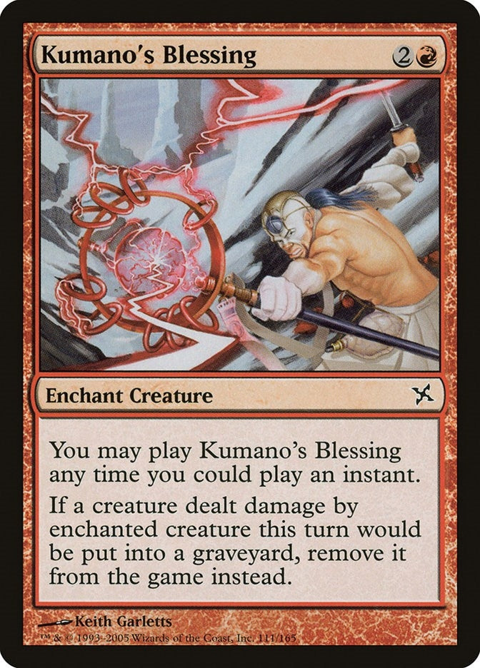 Image for Kumano's Blessing (111) (BOK) - Magic: The Gathering
