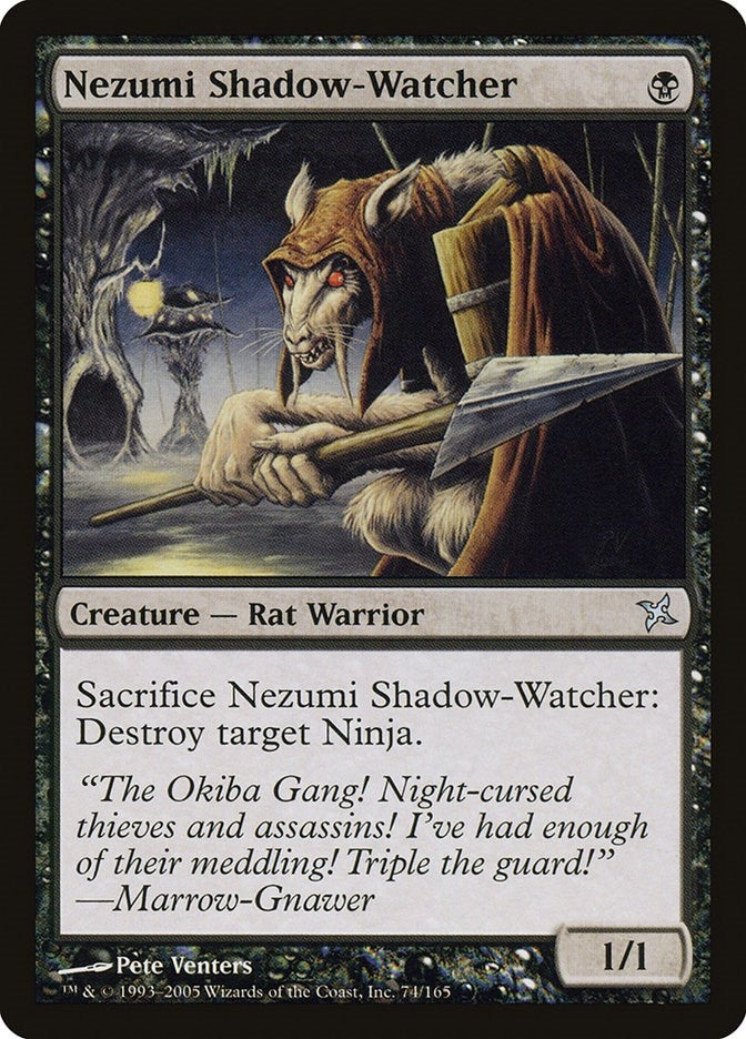 Image for Nezumi Shadow-Watcher (74) (BOK) - Magic: The Gathering