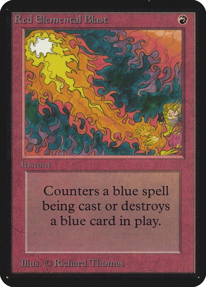 Image for Red Elemental Blast (LEA) - Magic: The Gathering