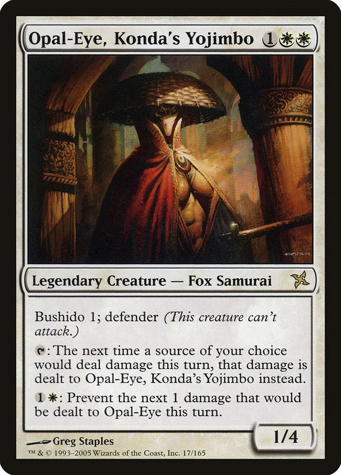 Image for Opal-Eye, Konda's Yojimbo (17) (BOK) - Magic: The Gathering