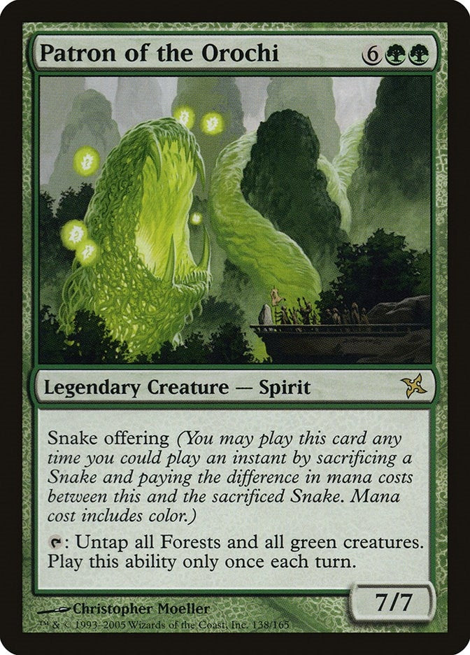 Image for Patron of the Orochi (138) (BOK) - Magic: The Gathering