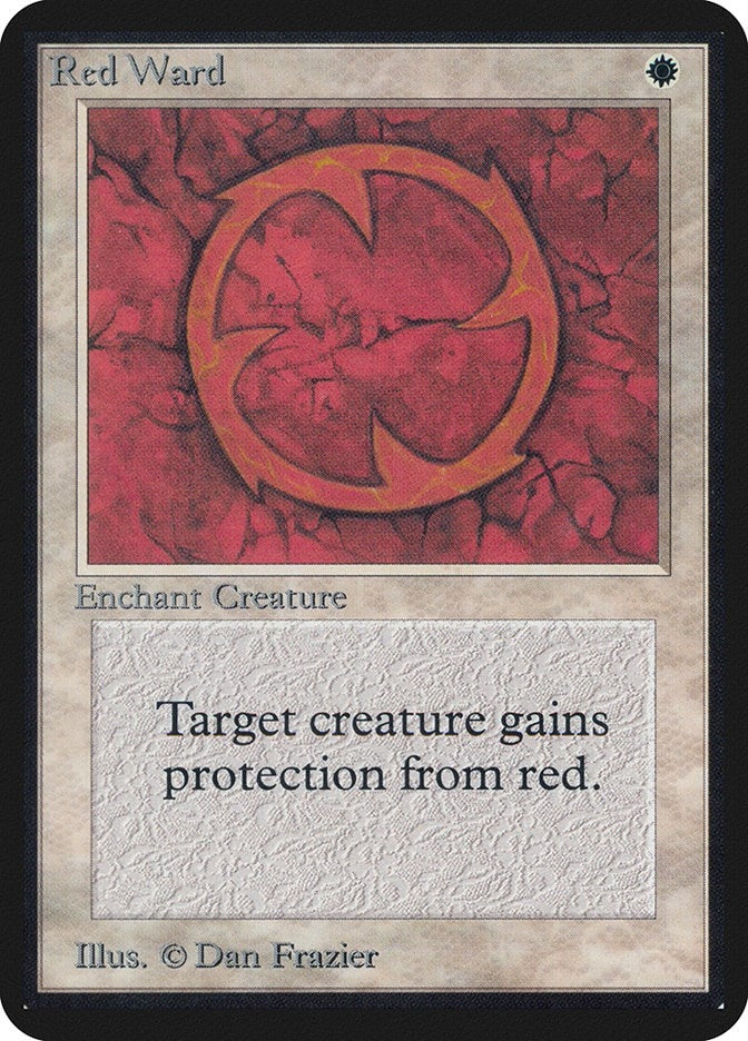 Image for Red Ward (LEA) - Magic: The Gathering