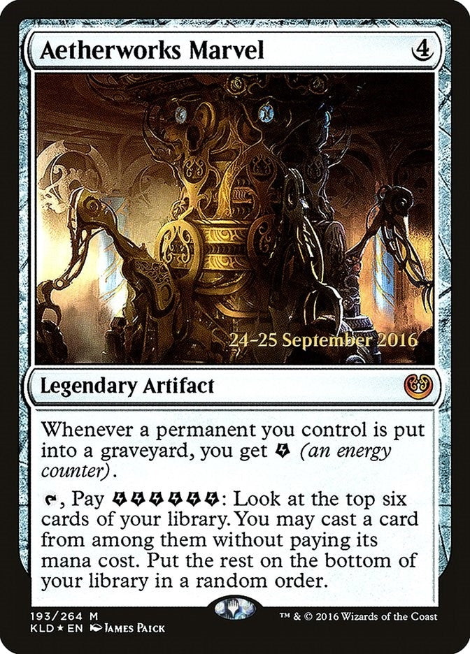 Image for Aetherworks Marvel (193) (PRE) - Magic: The Gathering